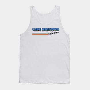 Cape Henlopen, Delaware / / Retro Style Design Tank Top